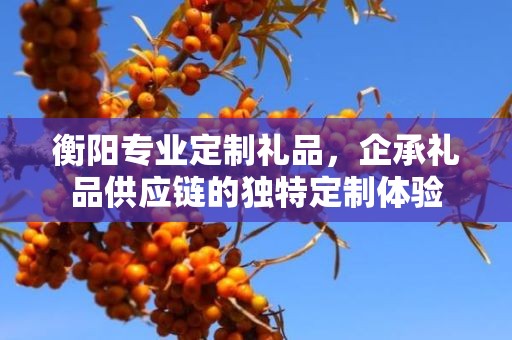 衡阳专业定制礼品，企承礼品供应链的独特定制体验